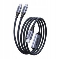 Ugreen L533 Szybki Kabel USB-C Do 2x USB-C 140W 2m Do Laptopa Telefonu