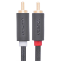 przewód 2rca (cinch) do 2rca (cinch) ugreen  av104 5m (czarny)