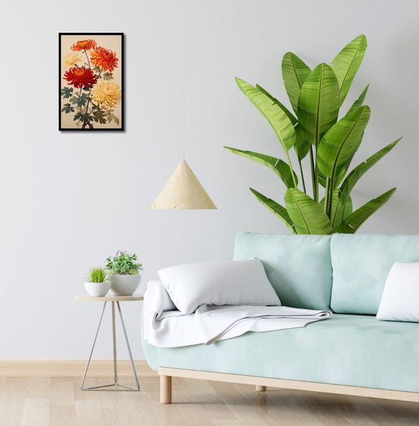 Plakat 30x45cm Tańczące Chryzantemy zdjęcie 4