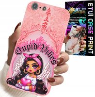 ETUI DO IPHONE 5 / 5S / 5C - CUPID VIBES Z UROCZĄ ANIOŁKIEM PLECKI