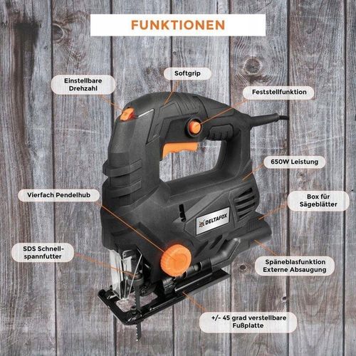 Wyrzynarka elektryczna DELTAFOX DP-EJS 6580 650W na Arena.pl