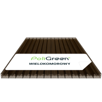 Poliwęglan wielokomorowy 1000x1050 brązowy 10 mm 6M