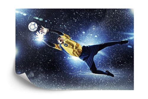 Emaga Fototapeta Bramkarz W Locie Vinyl Strukturalny 450x300 na Arena.pl