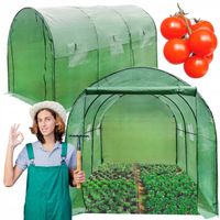 MOCNY TUNEL OGRODOWY FOLIOWY SZKLARNIA 3x2m FOLIA UV-4 PREMIUM NAMIOT 6m2
