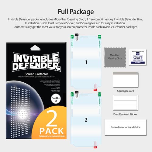 RINGKE INVISIBLE DEFENDER ONEPLUS 5T FOLIA 3D na Arena.pl