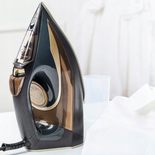 Mocne Żelazko Parowe 3400W Strażak Anti-Calc Anti Drip Prasowanie w Pionie na Arena.pl