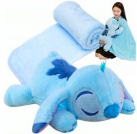 KOC STICH STITCH PRZYTULANKA ZESTAW KOCYK 3w1 MASKOTKA 55 CM PODUSZKA