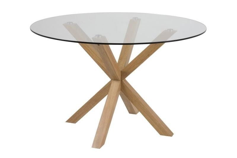 Stół Heaven 120cm szklany okrągły zdjęcie 1