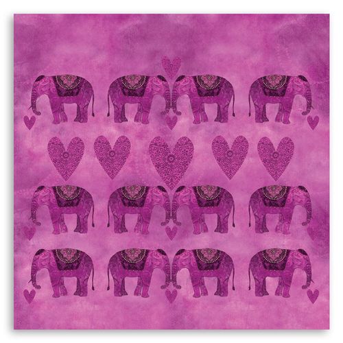 Deco Panel, Wzór, słonie 60x60 na Arena.pl