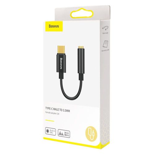 BASEUS ADAPTER TYPE-C TO JACK 3.5MM BLACK na Arena.pl