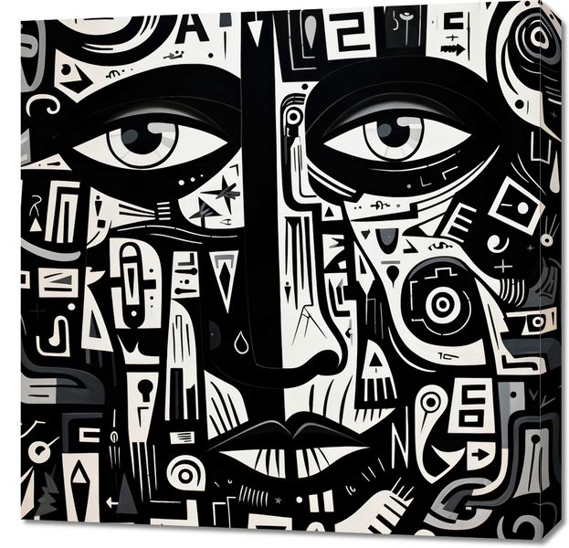 Obraz 70x70cm Labirynt Myśli zdjęcie 1