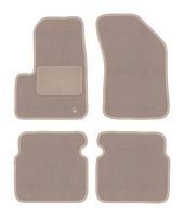 Dywaniki welurowe LUX beżowe Dodge Avenger 2007-2015 sedan z napami
