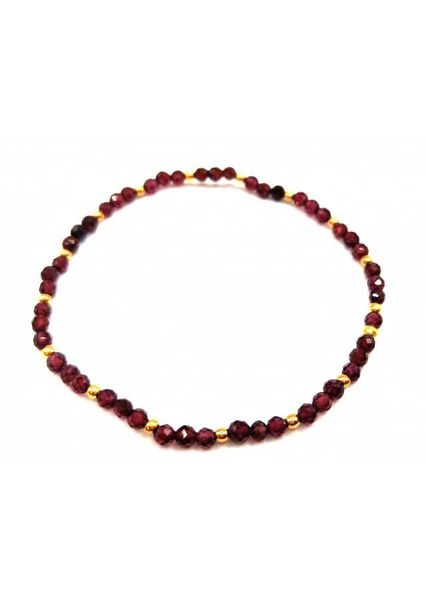 Bransoletka GRANAT ODWAGA 925 zdjęcie 1