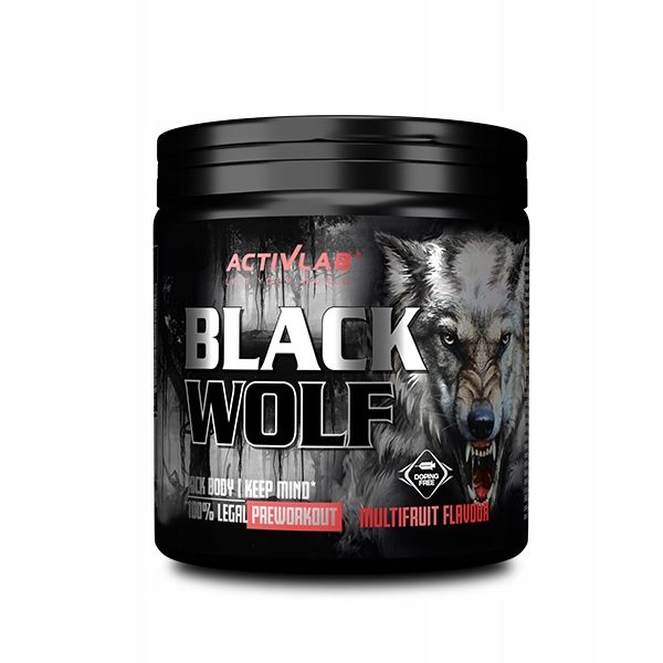 ACTIVLAB BLACK WOLF 300g PRE-WORKOUT wieloowocowy zdjęcie 1