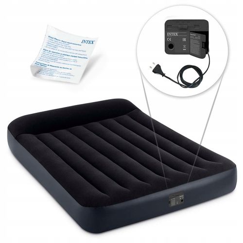 MATERAC DMUCHANY WELUR POMPKA 191x137 INTEX 64148 na Arena.pl