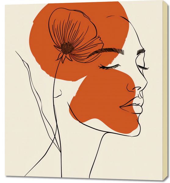 Obraz 90x100cm Ciepło Kwiatu zdjęcie 1