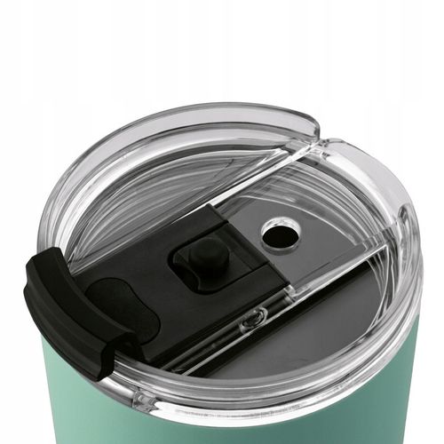 KUBEK TERMICZNY ze słomką PRÓŻNIOWY ZIELONY DUŻY Konighoffer Davos 1200 ml na Arena.pl