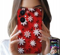 ETUI DO OPPO RENO8 LITE 5G - PŁATKI ŚNIEGU, ŚNIEG, GWIAZDKI, ŚWIĘTA