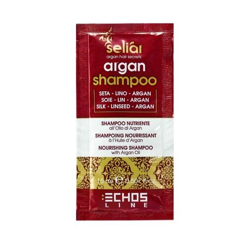 ECHOSLINE SELIAR Argan Szampon do włosów odżywiający z olejkiem arganowym, 15ml Saszetka na Arena.pl