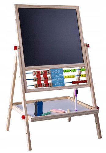 TABLICA DREWNIANA DWUSTRONNA KREDOWA MAGNETYCZNA na Arena.pl