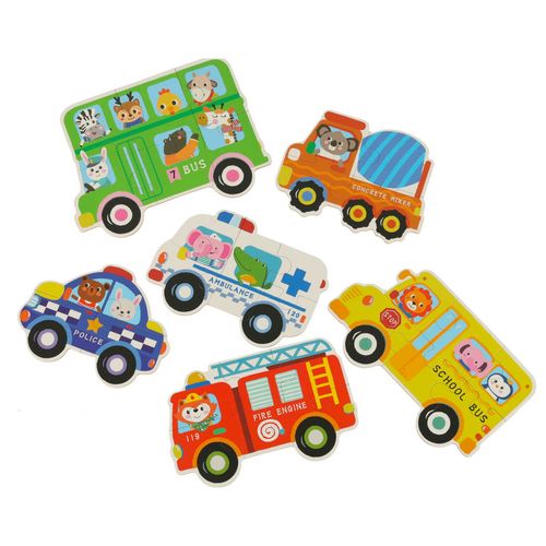 Puzzle W Puszce Pojazdy 30 Puzzli na Arena.pl