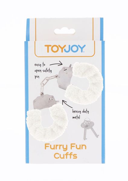 Furry Fun Cuffs White zdjęcie 2