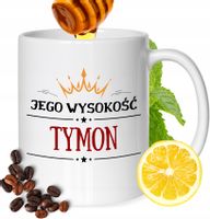 Kubek Dla Tymona Kolegi Przyjaciela Męża Z Nadrukiem Prezent Biały 330Ml