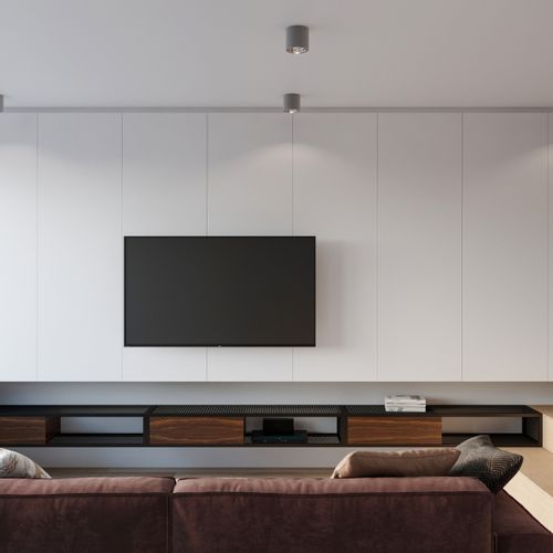 Plafon TIUBE szary na Arena.pl