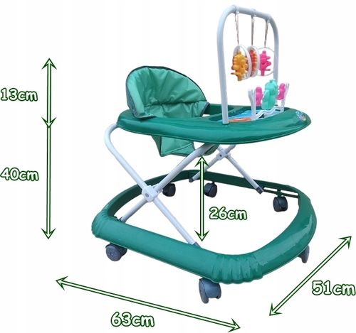 CHODZIK INTERAKTYWNY DLA DZIECKI PCHACZ JEŹDZIK DLA DZIECKA KOLORY KACZUSZK na Arena.pl