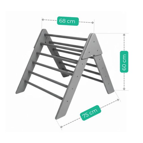 trójkąt Piklera Moon - szary na Arena.pl