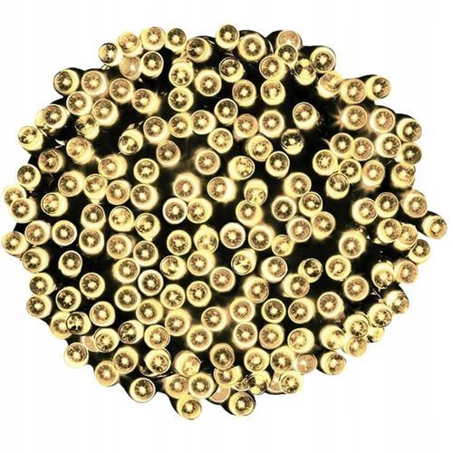 LAMPKI CHOINKOWE 500 LED ŚWIĄTECZNE ZEWNĘTRZNE WEWNĘTRZNE CIEPŁE BIAŁE 35m na Arena.pl