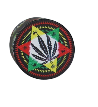 Młynek do Tytoniu Suszu Ziół CBD „Rasta Star” – gwiazda z liściem konopi na Arena.pl