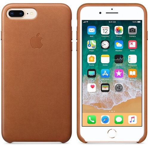 Apple iPhone 8 Plus / 7 Plus Leather Case - Saddle Brown na Arena.pl