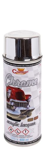 Lakier akrylowy w sprayu Champion Super Chrome 400 ml srebrny na Arena.pl
