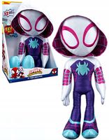 INTERAKTYWNA MASKOTKA MARVEL SPIDERMAN GHOST SPIDER 40CM WYDAJE DŹWIĘKI EN
