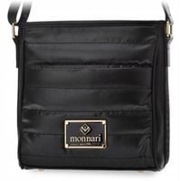 Torebka Damska Monnari Listonoszka Na Ramię Z Paskiem Czarna Pikowana