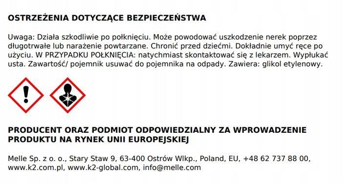 MELLE PŁYN DO CHŁODNIC PROTEC PLUS 5L CZERWONY zdjęcie 4