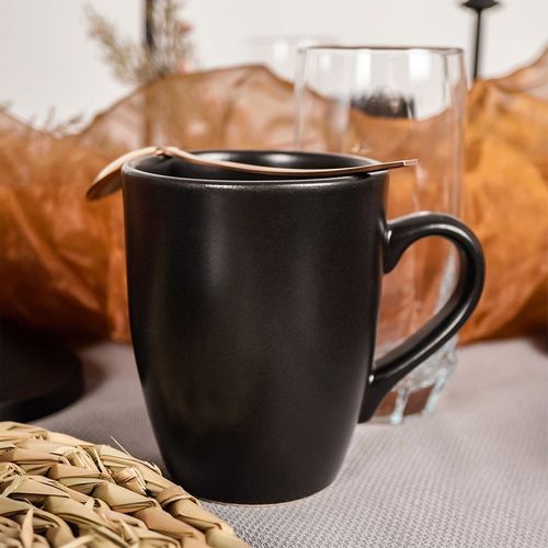 Kubek ceramiczny czarny ALFA 350 ml na Arena.pl