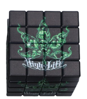 Młynek do Mielenia Tytoniu Suszu w Kształcie Kostki Rubika High Life