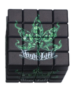 Młynek do Mielenia Tytoniu Suszu w Kształcie Kostki Rubika High Life