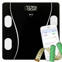 WAGA ŁAZIENKOWA ANALITYCZNA BMI ELEKTRONICZNA BLUETOOTH SZKLANA DO 180kg