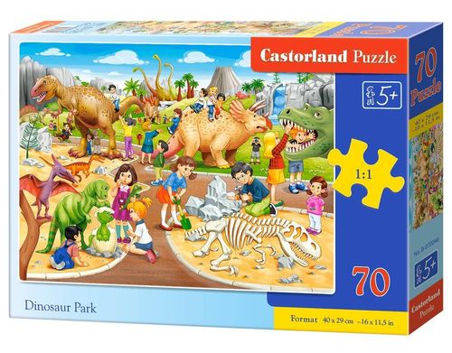 Puzzle 70 dinosaur park na Arena.pl