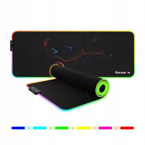 Podkładka LED RGB Mousepad 2.0 XL pod mysz czarna na Arena.pl