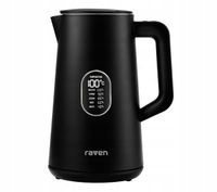 Czajnik elektryczny bezprzewodowy RAVEN EC024C 1.5L 1800W Czarny