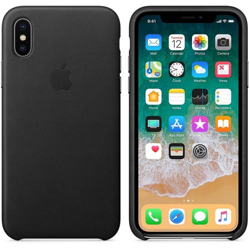 Apple iPhone X Leather Case - Black na Arena.pl