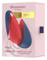womanizer next liberty red/blu - kompaktowy model z technologią