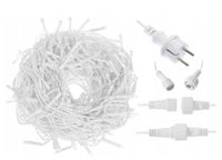 SOPLE Białe Zimne FLASH 500 LED – LAMPKI ZEWNĘTRZNE IP44 + Flash Zimny