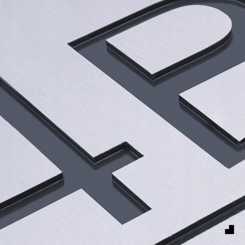 TABLICZKA ADRESOWA Z NUMEREM DOMU | NUMER NA DOM ALUMINIUM ULICA| 25x25cm na Arena.pl