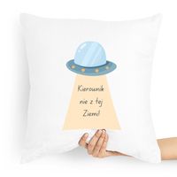 Poduszka Prezent Dla Kierownika Nie Z Tej Ziemi Z Nadrukiem Ze Zdjęciem