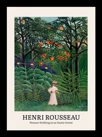 Plakat 13x18cm Design Exotic Forest, Rousseau Vintage do Salonu